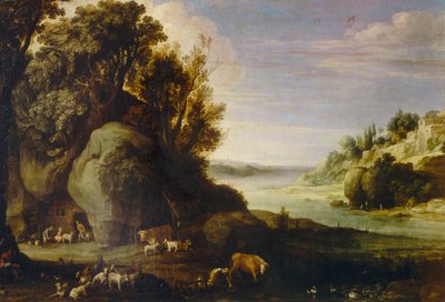 Landscape with Flocks and Shepherds by Paul Bril